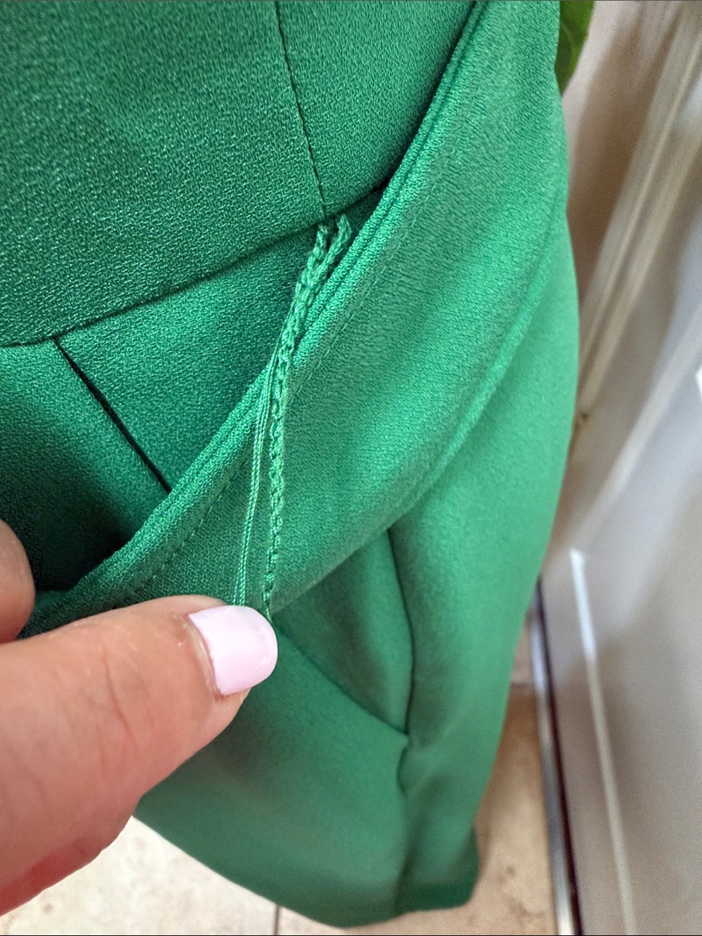 Banana Republic Emerald Green Belted Sleeveless Jumpsuit Size 4 - Picture 11 of 11